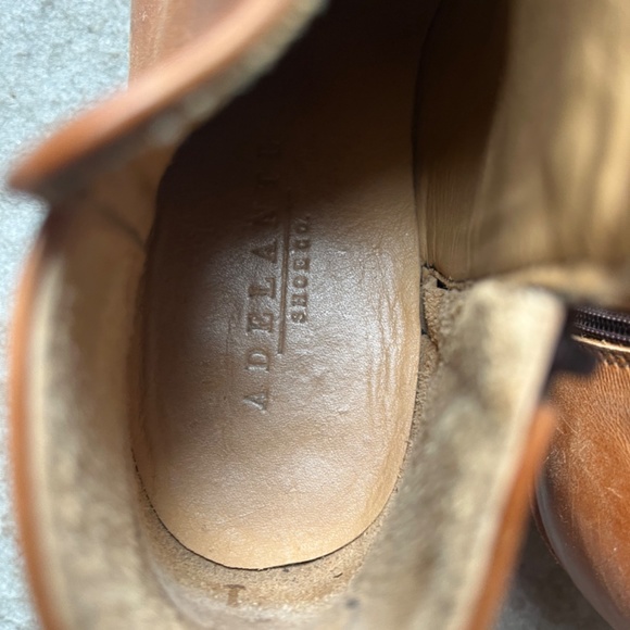 ADELANTE - Tan Leather Boots - Picture 6 of 8